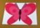Pillangó - rózsaszín - 15x12 cm.