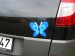 Pillangó - kék - 15x12 cm.